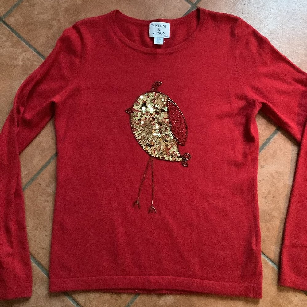 Unique sparkling sweater